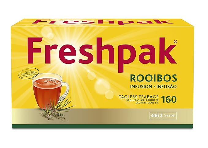 Freshpak Pure Rooibos Tea, New Packaging, 160 Teabags