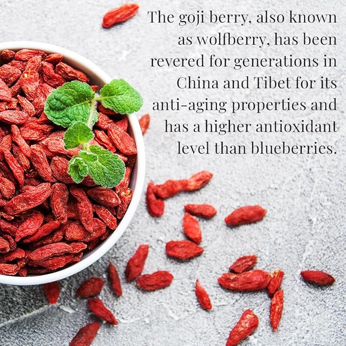 The Republic of Tea Organic Goji Berry Green Superfruit Tea, Tea Bag Tin, 50 Count