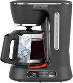 Load image into Gallery viewer, BLACK+DECKER Split Brew 12-Cup Digital Coffee Maker, CM0122, Iced or Hot Coffee, Programmable, Quick Touch, 4-Hour Keep Warm