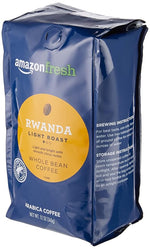 Load image into Gallery viewer, AmazonFresh Direct Trade Rwanda Whole Bean Coffee, Light Roast, 12 Ounce (Pack of 2)