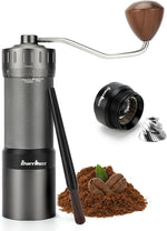 Load image into Gallery viewer, MB2 Manual Coffee Grinder, External Adjustment, 35g Large Capacity Burr Grinder, Magnetic Catch Cup Less Mess, Stainless Steel Burr Espresso Grinder Great Flavor in Pour Over, French Press