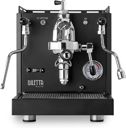 Diletta Alto Espresso Machine with Flow Control | Dual Boiler | PID | Shot Timer | Adjustable OPV | (Black)