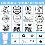 Load image into Gallery viewer, Personalized Tumbler with Pictures Text Name, Custom Double Wall Insulated 20oz Coffee Tumbler, Personalized Gifts for Women Men Friend, Christmas Gifts w/Lid (30oz Engraved)