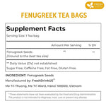 Load image into Gallery viewer, FreshDrinkUS, Premium 30 Fenugreek Tea Bags, 100% Natural &amp; Pure from Fenugreek. Fenugreek Herbal Tea. Made with Natural Material Tea Bags. No Sugar, No Caffeine, No Gluten, Vegan.