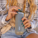 Load image into Gallery viewer, WACACO Octaroma Grande Vacuum Insulated Coffee Mug, 15 fl oz (435ml), Double-wall Stainless Steel Travel Tumbler With Drinking Lid, Dim Grey