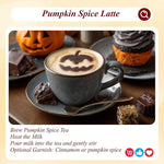 Load image into Gallery viewer, WT WEETEE Decaf Pumpkin Spice Tea, 50 Count Decaffeinated Black Tea Bags with Pumpkin Spice Chai Flavor, Warm, Spicy &amp; Aromatic, Holiday and Fall | Halloween Tea