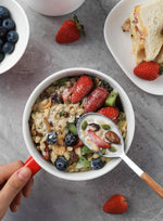 Load image into Gallery viewer, Teocera Red Mugs Set of 4, 24oz Jumbo Mugs, Large Coffee Mugs for Coffee, Hot Cocoa, Tea - Striped Design - Microwave Safe, Christmas Gift