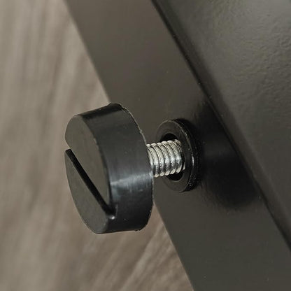 Modern End Table Set of 2 for Living Room 17.7" Bedroom Nightstand, Tempered Glass Shelf & Rustic Wood MDF Top Square Side Tables 2 Pack, Industrial Grey