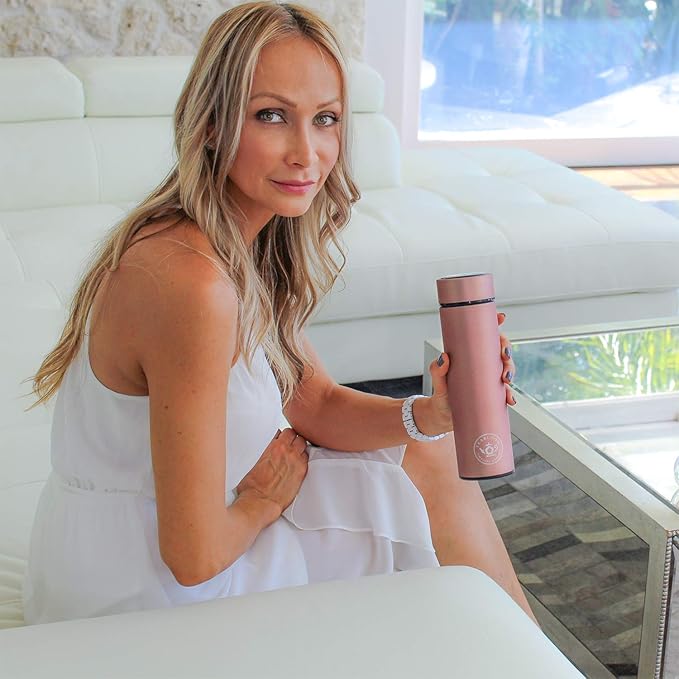 Teabloom - The ORIGINAL All-Brew Travel Tumbler & Thermos | OPRAH’s Favorite | 16oz/480ml Stainless Steel Insulated Water Bottle/Tea Flask/Cold Brew Coffee Mug