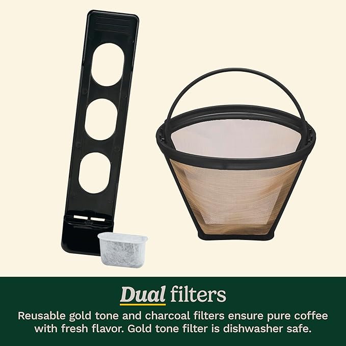 Cuisinart DCC-1200P1 Brew Central 12-Cup Programmable Coffeemaker Coffee Maker, Carafe, Brushed Chrome