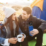 Load image into Gallery viewer, Volhoply 17oz Insulated Water Bottles Bulk 4 Pack,Stainless Steel Kids Water Bottle with Straw Lid,Reusable Sports School Flask Keep Cold (Navy,4 Set)