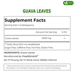 Load image into Gallery viewer, FreshDrinkUS, Premium 50+ Natural Guava Leaves, Whole Dried Leaves, 100% Pure, Natural Guava Loose Leaf Herbal Tea, Non GMO, No Additives, No Caffeine, Vegan