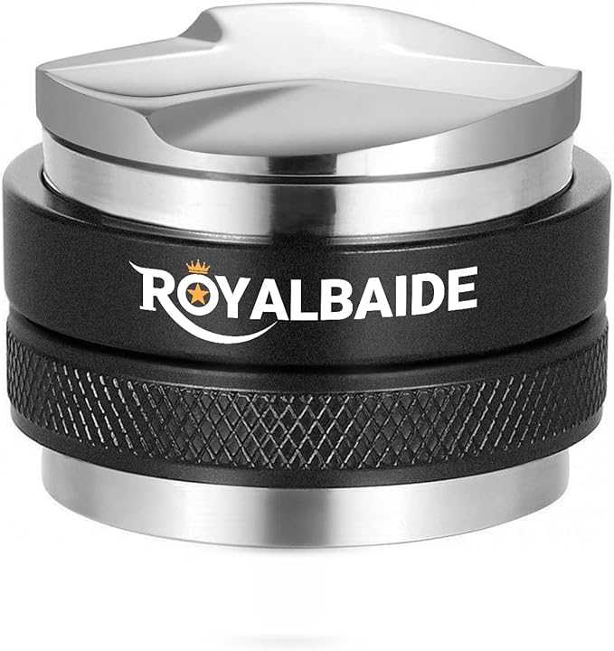 53mm Coffee Distributor and Tamper, Dual Head Coffee Leveler Compatible with 54mm Portafilter,Adjustable Depth Detachable Professional Espresso Hand Tampers