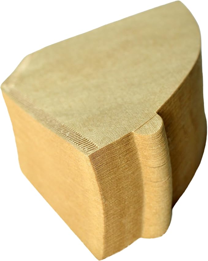 canFly #4 200pcs 8-12 Cup Natural Unbleached Disposable Coffee Paper filters for Ninja Dual Brew Pour Over Coffer Makers Coffee Dripper Cones Chemex Coffee Maker (200 Count)