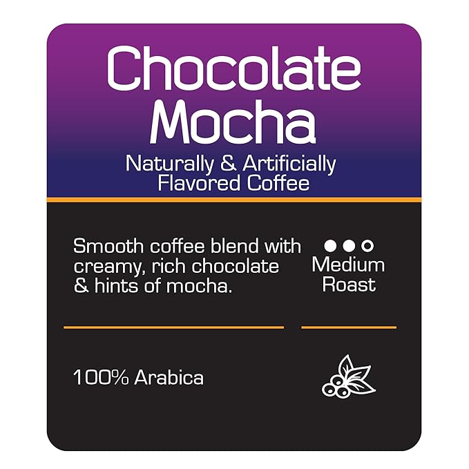 Roast Ridge Single Serve Coffee Pods for Keurig K-Cup Brewers, Chocolate Mocha, Medium Roast, 100 Count