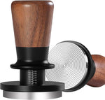 Load image into Gallery viewer, PUSEE 51mm Espresso Tamper, Calibrated Tamper with 30lbs Double Spring Loaded Tamper Walnut Wood Coffee Tamper for Barista Home,Stainless Steel Base Tamper Espresso Tool Fits 51mm Portafilters