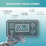 Load image into Gallery viewer, EUHOMY Ice Cube Maker Machine Countertop, 2 Ways to Add Water, 45Lbs/Day 24 Pcs Ready in 13 Mins, Self-Cleaning Portable Compact, with Ice Scoop &amp; Basket, Perfect for Home/Kitchen/Office/Bar