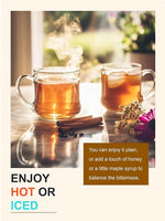Load image into Gallery viewer, TeeLux Hot Cinnamon Black Tea, Black Tea with Cinnamon, Clove, Smooth &amp; Spicy &amp; Sweet Flavor, Caffeine-Free, 100 Count
