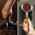 Load image into Gallery viewer, 51mm Coffee Hand Tamper 304 Stainless Steel Base Professional Espresso Press for Portafilter Coffee Machine Barista Tool (51mm)