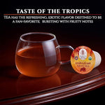 Load image into Gallery viewer, Organic Hibiscus Sabdariffa Tea Pods with Peach, Mango, &amp; Passionfruit - Naturally Decaf Tea - Hawaiian Fruit Tea by Teavity (24 Tea Pods)