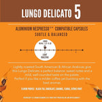 Load image into Gallery viewer, Belmio Lungo Delicato Espresso Coffee Pods – Light Roast – Mild &amp; Aromatic - Nespresso Original Line Compatible – 10 Count (Pack of 10)