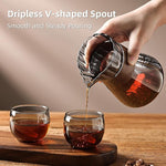 Load image into Gallery viewer, Bincoo Pour Over Coffee Maker Set - 500ML Glass Coffee Server Coffee Carafe with Walnut Dripper and 50PCS Paper Filter, Drip Coffee Maker Set for Home Café Restaurant