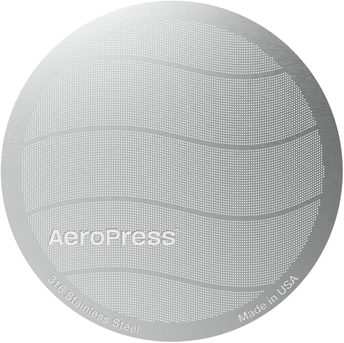 AeroPress Stainless Steel Reusable Filter - Metal Coffee Filter for AeroPress Standard Coffee Makers, 1 Pack, 1 Filter