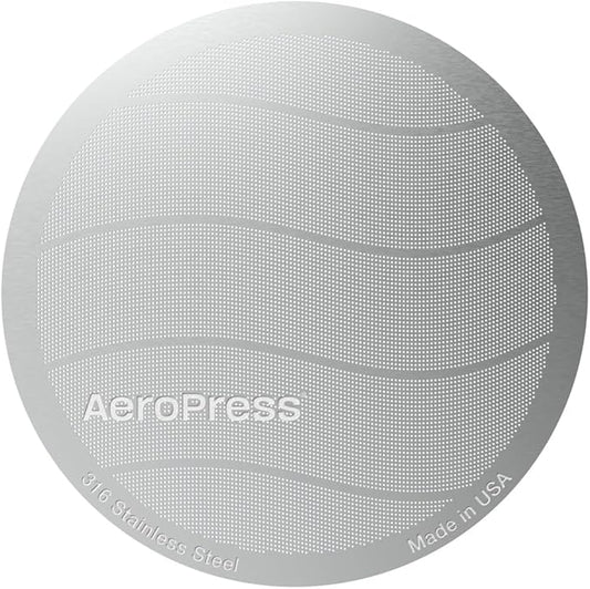 AeroPress Stainless Steel Reusable Filter - Metal Coffee Filter for AeroPress Standard Coffee Makers, 1 Pack, 1 Filter