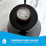 Load image into Gallery viewer, GROSCHE - Marrakesh Gooseneck Kettle Stovetop - Stainless Steel Pour Over Coffee Kettle Stovetop - Tea Kettle - Stovetop Gooseneck Kettle - Coffee &amp; Tea Kettle - Home Essentials, Black (34 fl. oz)