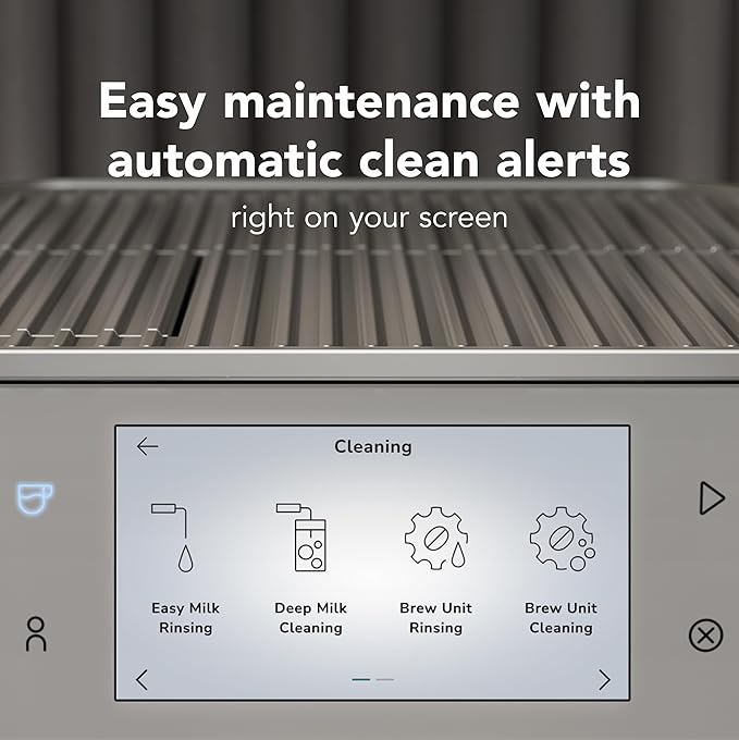 KitchenAid Fully Automatic Espresso Machine KF8 with Milk Attachment and Plant Based Milk Options, KES8558SX, Stainless Steel