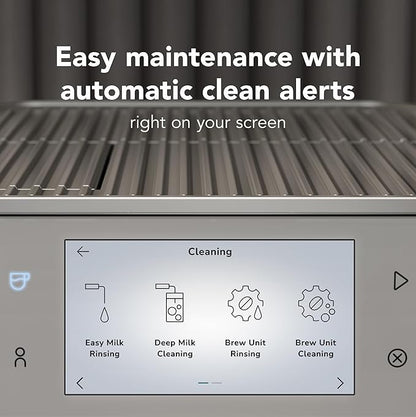 KitchenAid Fully Automatic Espresso Machine KF8 with Milk Attachment and Plant Based Milk Options, KES8558SX, Stainless Steel