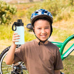 Load image into Gallery viewer, koodee Small Water Bottle 12 oz Stainless Steel Vacuum Insulated Wide Mouth Water Bottle with Leakproof Spout Lid（Cosmic Orange）