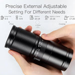 Load image into Gallery viewer, Manual Coffee Grinder with Numerical External Adjustable Setting, Capacity 30g with CNC Stainless Steel Conical Burr (black)