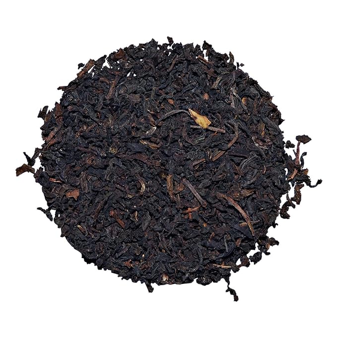 Loose Organic Ceylon Tea pouches - 4oz | Sri Lankan Pekoe Grade Black Tea | Delicate Floral Notes | Loose Leaf Pouch for Brewing | Naturally Bright Cup | Great for Afternoon Serving