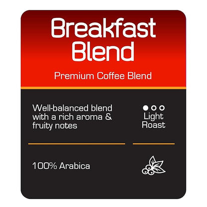 Roast Ridge Single Serve Coffee Pods for Keurig K-Cup Brewers, Breakfast Blend, Light Roast, 60 Count