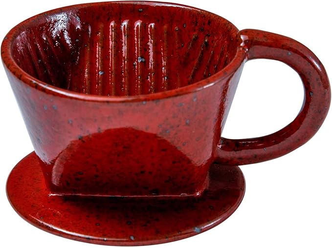 Red Chrome Ceramic Coffee Dripper