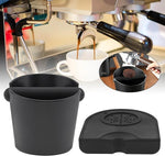Load image into Gallery viewer, Espresso Knock Box 5inch, Coffee Knock Box Silicone Coffee Tamper Mat Espresso Machine Accessories, Come with Removable Knock Bar and Anti-Slip Base for Home Office, Barista Tools for Bar Shop