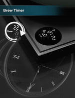 Load image into Gallery viewer, Electric Kettle, Gooseneck Electric Kettle, ±1℉ Precise Temperature Control, Stainless Steel Interior, Quick Heating for Pour Over Coffee, Tea &amp; Boiling Water, 0.9L (Forest Green)