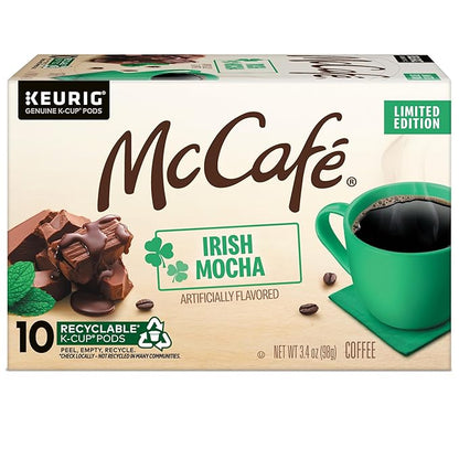 McCafe Irish Mocha Coffee, Single-Serve Keurig K-Cup Pods, 60 Count