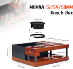 Load image into Gallery viewer, Espresso Knock Box, Tamping Station, Two-tier Organizer Station, Spring-loaded Portafilter Holder, Basket Filters &amp; Funnel Stand, Fits 51/54/58MM Tamper, Distributor, Portafilter, Puck Screen