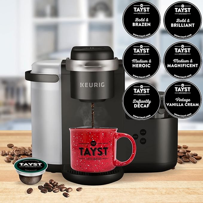 Tayst Coffee Pods, Variety Pack Assortment, K Cups Compatible with Keurig Coffee Maker, Sustainable Single Serve, Pack of 100