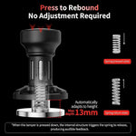 Load image into Gallery viewer, MHW-3BOMBER Espresso Tamper, 58mm-Spring-Loaded Coffee Tamper with Sound Feedback, Barista 58mm Tamper for Breville, Tamper for Espresso Machine, Flat Base YU Series, T6162F-OS