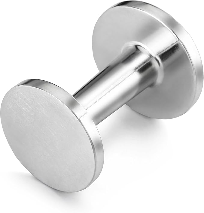 New Star Foodservice Commercial Grade Stainless Steel 18/8 Frothing Pitcher (Espresso Tamper)