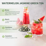 Load image into Gallery viewer, ZenVerdant Premium Jasmine Green Tea Loose Leaf | 7x Scented, Low Caffeine, High Antioxidant | Cold Brew Ready, Smooth Taste, Natural Floral Notes