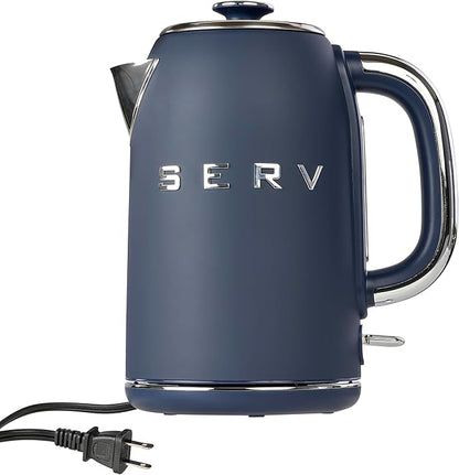 Servappetit Electric Retro Serv Kettle Navy Blue
