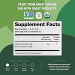 Load image into Gallery viewer, FGO Organic Nettle Leaf Loose Tea, Cut and Sifted, Caffeine Free, 4oz Resealable Bag, Packaging May Vary (Pack of 1)