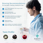 Load image into Gallery viewer, Purity Coffee CALM Decaf Ground Coffee - Natural Water Decaffeinated Coffee - USDA Organic and Third-Party Tested for Antioxidants, Mold, Mycotoxins and Pesticides - 12oz (Purity Calm, medium_roast) | Ground| CALM