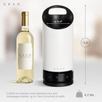 Load image into Gallery viewer, Grad No.1 Wine Cooler – Portable &amp; Rechargeable Wine Cooler with Precise Temperature Control (41-69°F),Scandinavian Design, Silent Operation, Long Battery Life – Luxury Wine Accessory for Home