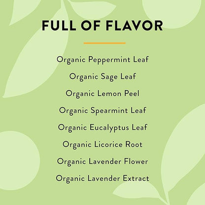 Choice Organic Teas Mint Sage Tea - Organic Herbal Tea - 48 Tea Bags (Pack of 3)