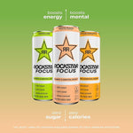 Load image into Gallery viewer, Rockstar Focus, Lemon Lime, 12 Fl Oz Cans (Pack of 12)